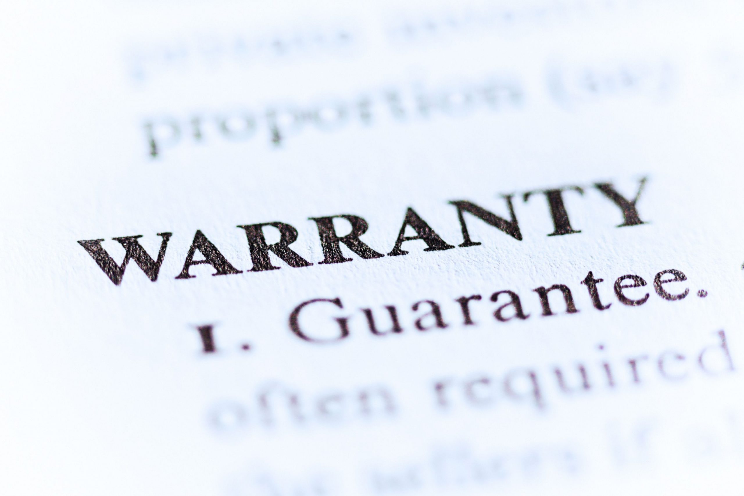 Car warranty agreement